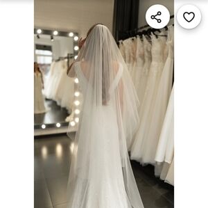 Light Ivory Double Tier Viel